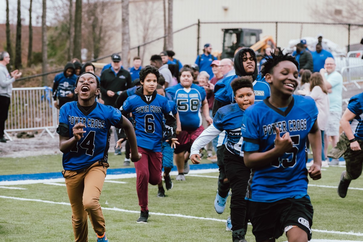 PURE JOY!' Power Cross celebrates completion of new football field (Video &  Photos)