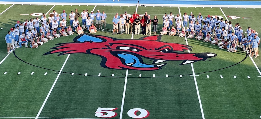 Rave Reviews North Iredell High Dedicates New Turf Field In Raider Ravine Iredell Free News 