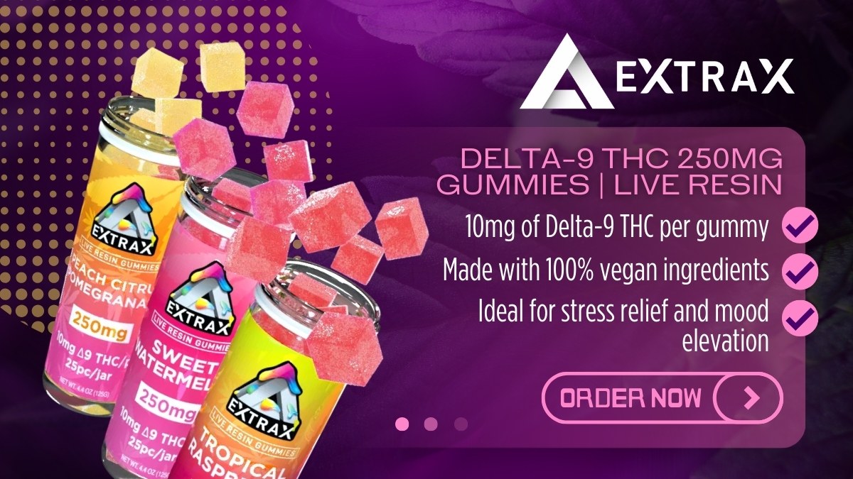 Delta Extrax Live Resin Series Delta-9 Gummies