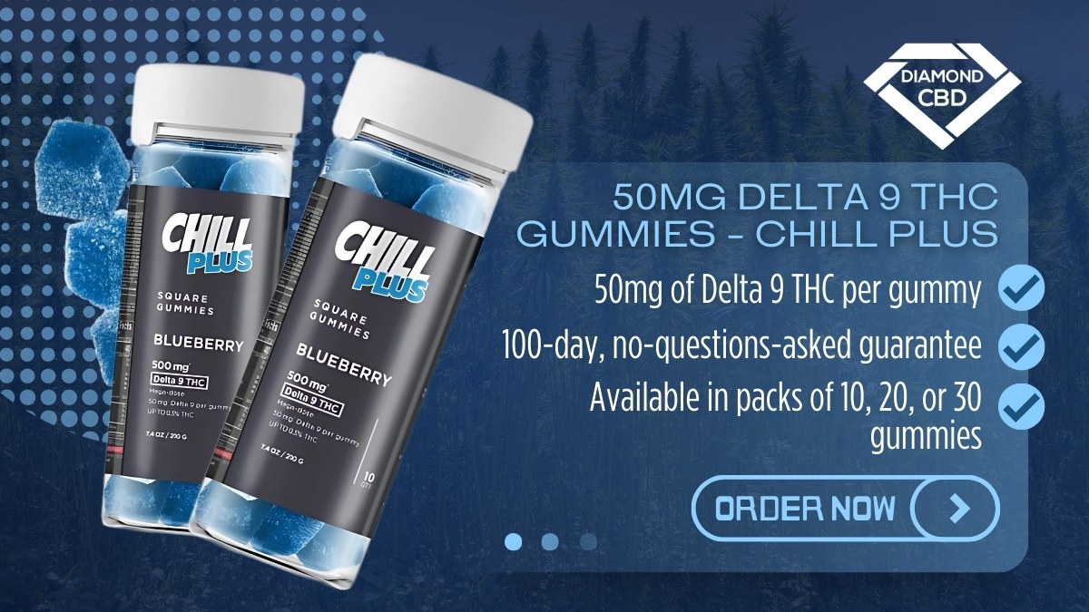 Diamond CBD Chill Plus Delta 9 THC Gummies